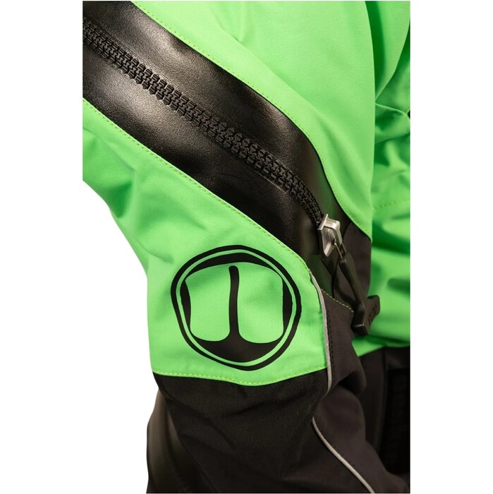 2024 Nookie Womens Fusion Latex Drysuit DR60 - Black / Green